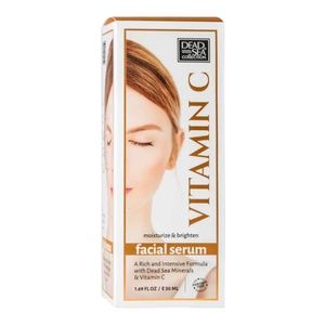 Dead Sea Collection Facial Serum w/ Vitamin C Moisturize & Brighten 1.69 fl oz.